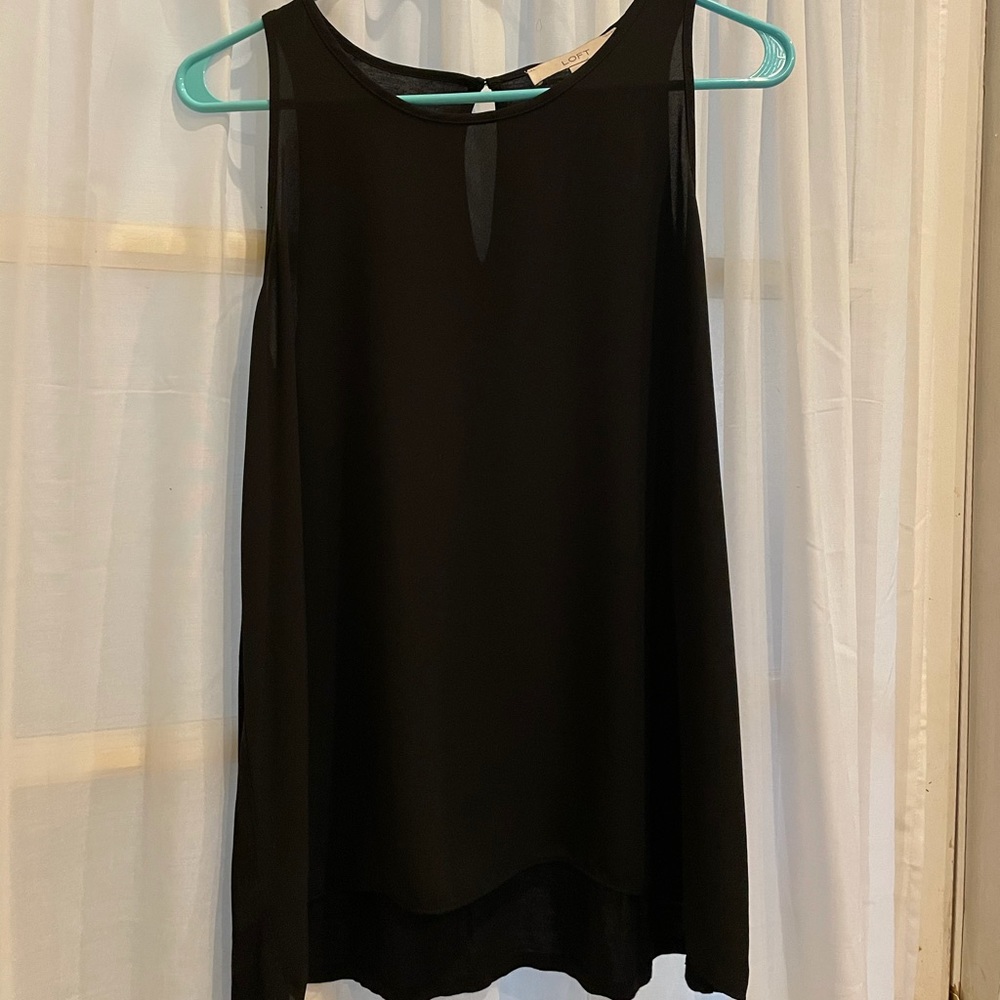 Beautiful Loft black tank/sleeveless blouse